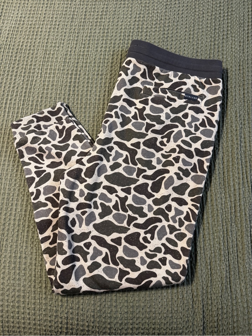 Burlebo camo men’s pull on joggers size 2xl